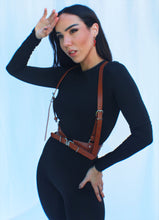 Load image into Gallery viewer, Mon Amie Cherry, Playsuit, Catsuit, Jumpsuit, Black, Streetwear, Clubwear, casual, Long Sleeve and ankle length jumpsuit
